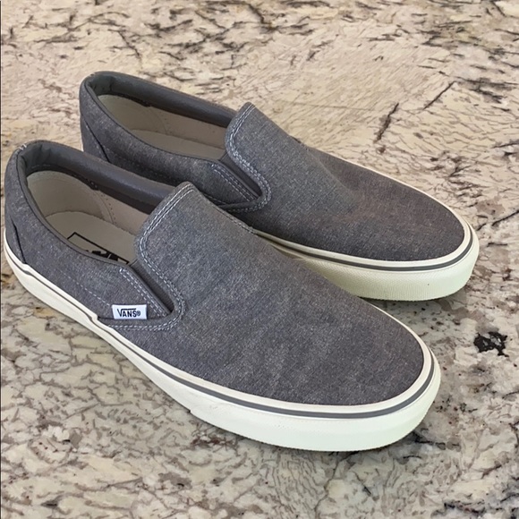 vans washed canvas slip on